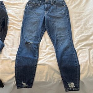 Good American Blue 349 Good Waist Skinny Jeans